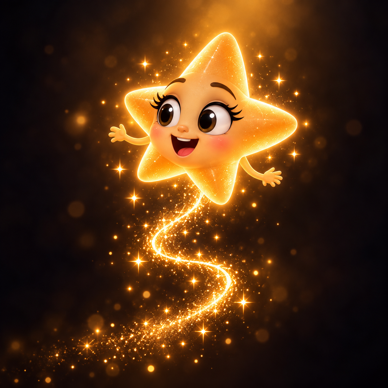 Lumi, the glowing golden star
